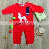 Hot Sell Fashion Jacquard Animal Pattern Organic Cotton Baby Romper thumbnail-5