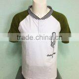 2016 JXY Hit Color T-shirt With Strip Collar For Man thumbnail-1