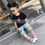 S17366A 2017 Wholesale New Style Fashion Boy's Shirt Cotton t Shirt Design thumbnail-2