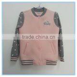 Wholesale Children Girls Polyester Baseball Jackets Girls Long Sleeve Clothes Sports Jackets thumbnail-1