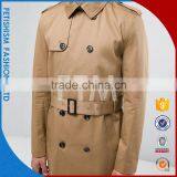 Factory Directly Selling Double-breasted Long Jacket thumbnail-3