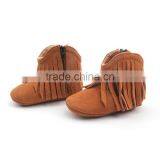 Wholesale Kids Shoes Baby Moccasins Leather Boot thumbnail-6