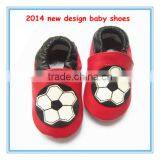 New Arrival Soccer Pattern Genuine Leather Baby Shoes thumbnail-1
