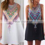 Walson S62534A Professional New Fashion Women Clothing Printed Sexy Summer Dress thumbnail-1