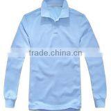 Hotsale OEM Colorful Bamboo Long Sleeves Polo / Comfort Colors Polo Tshirts T13327-10 thumbnail-1