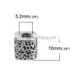 Zinc Based Alloy Spacer Beads Rectangle Antique Silver thumbnail-2