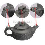 New Arrival Chinese Dragon Kung Fu Tea Sets Yixing Purple Clay Teapot Black Teacup 3 Pcs/Set Tea Service High Quality Tea Set thumbnail-5
