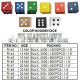 12PCS COLOR WOODEN DICE thumbnail-5