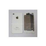 Iphone 4G Back Cover - White/black thumbnail-1