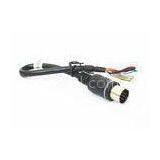 Waterproof 13 Pin Din Cable for Truck Trailer Audio Video Transmission