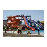 Commercial Huge Toddler Water Slide , Custom Pool Water Slides 4 Lines 6mm - 8mm