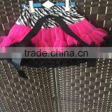 Teen Girl Fluffy Tulle Pettiskirt Dance Party Skirt Baby Tutu Skirt New Baby Kids Girls Satin With Nylon Dancewear Tutu thumbnail-1