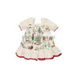 New Design Wholesale Baby Girl Boutique Matching Clothing Sets Smocked Baby Girl Dress thumbnail-4