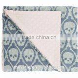 Ultra Soft Baby Minky Blanket With Cotton Print thumbnail-2