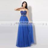 Glamorous Evening Dresses AJ009 Sweetheart Sleeveless Long Crystal Beaded Flowing Chiffon Long Dresses thumbnail-3
