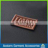 Wholesale Factory Direct Fashion Leather Patches Embossing Jeans Leather Label thumbnail-1