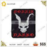 Horned Skull Design Custom Stick-on Embroidered Patches for Overcoat thumbnail-1