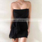 LAITE D2177 Amazon Hot Sales Soft Off-shoulder Backless Casual Dresses Women Fashion Bodycon Sexy Dresses thumbnail-5