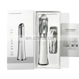 rechargeable and vibrating heated ionic eye massager wand for beauty at home