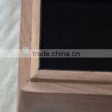Laser Logo Antique Painted Walnut Wooden Watch Box Black Velvet Lining Watch Boxes thumbnail-5