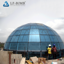 Steel Dome Tempered Glass Roof Design thumbnail-2