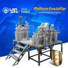 Vacuum Dispersing and Emulsifying Machine Electric Heating Water and Oil Mixing Equipment for Cosmetic Cream thumbnail-5