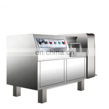 Electric Industrial Beef Meat Dicer / Diced Frozen Meat Cube Cutting Machine