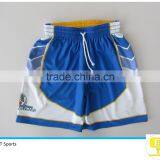 High Quality Professional Mens 100% Polyester Reversible Basketball Shorts thumbnail-3