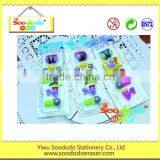 Hotselling Blister Card Fancy Eraser thumbnail-1