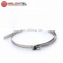 MT-1707 304 Stainless Steel Hose Post Pipe Clamp Stainless Steel Hoop Fastener Hoop Fastening Retractor for Pole Hose Clamp thumbnail-2