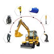 Mini Wheel Excavator minibagger earth-moving machinery excavators bagger