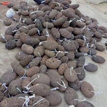 Volcanic Grindstone Tool Rope Wrapped Oval Double-sided Volcanic Grindstone thumbnail-5