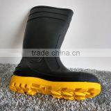 winter black lady rubber safety boots wholesale