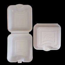 CT5 Factory Customize Disposable Hinged Lid Clamshell Blister Food Container for Buger Noodles thumbnail-2