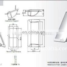 LS532 ABS Plastic Black Door Handles thumbnail-5