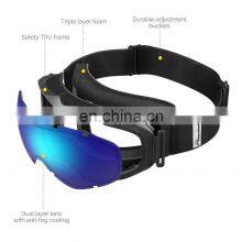 Wholesale Oem Custom Sport Ski Goggles, Winter Snow Snowboard Snowmobile Skiing Goggles Skate Glasses Ski Goggles thumbnail-4