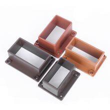 Fence, Fence, Garden, Fence, Internal and External Connectors, Wood Plastic Accessories, Floor Fastener 80 * 35 thumbnail-5