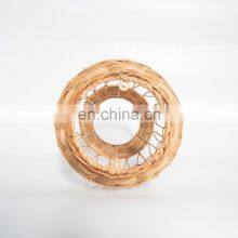 Unique Hot Sale Vintage Rattan Light Shade, Vintage Wicker Shade Light Lampshade Decor Vietnam Cheap Wholesale thumbnail-5