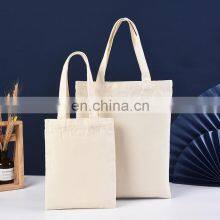 Fashion Circle Canvas Tote Bag Custom Made Sustainable Black and White Cartoon Cloth Bag With Custom Print Logo