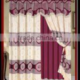 100% Polyester Luxury Window Curtain With Fancy Valance thumbnail-3