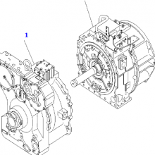 Komatsu1250-8SWING MOTOR ASS'Y 706-7K-01230 KOMATSU Parts thumbnail-2