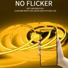 420leds/M LED Flexible Strip High Brightness Ambience LED Light Party Decoration Green Color COB Lights thumbnail-5