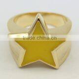 2014 Fashion Gold Pentagram Ring,pentagram Jewelry thumbnail-1