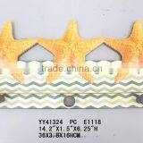 Starfish Metal Hooks;Cute Sea Animal Metal Hooks; thumbnail-1