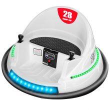 Kids 12v Electric Bumper Car Kids Remote Control Ride Car Kids Electric 360 Degree Rotation With Lights 2-15 Years Old thumbnail-3