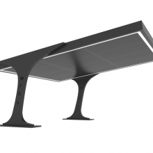 Solar Carport With EV Charging Station - Customizable PV Car Park Structure, Factory Price, Hot Sale for Commercial/Residential Use thumbnail-4