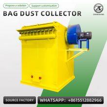 Industrial Pulse Jet Bag Dust Collector Cyclone Dust Removal Equipment for Woodworking Grinding Polishing thumbnail-3