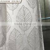 100% Polyester Burn-out Geometric/leaves/ Branches Window Curtain Fabric thumbnail-5