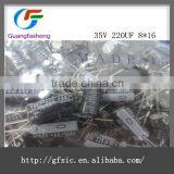 (hot Sale)220uF 35v 8X12 20% Aluminum Electrolytic Capacitor E-cap thumbnail-1