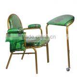 2014 Cheap Iron Green Pulpit Padded Used Stackable Church Muslim Prayer Chair for Sale Quality Choice thumbnail-5